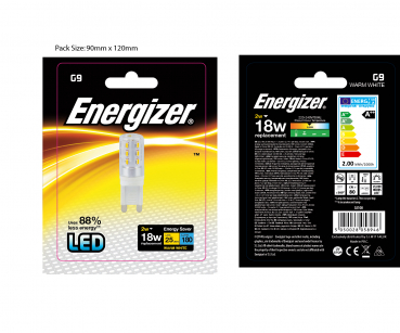 Energizer LED 2,0 W G9 180 Lumen warm white - 1er Box