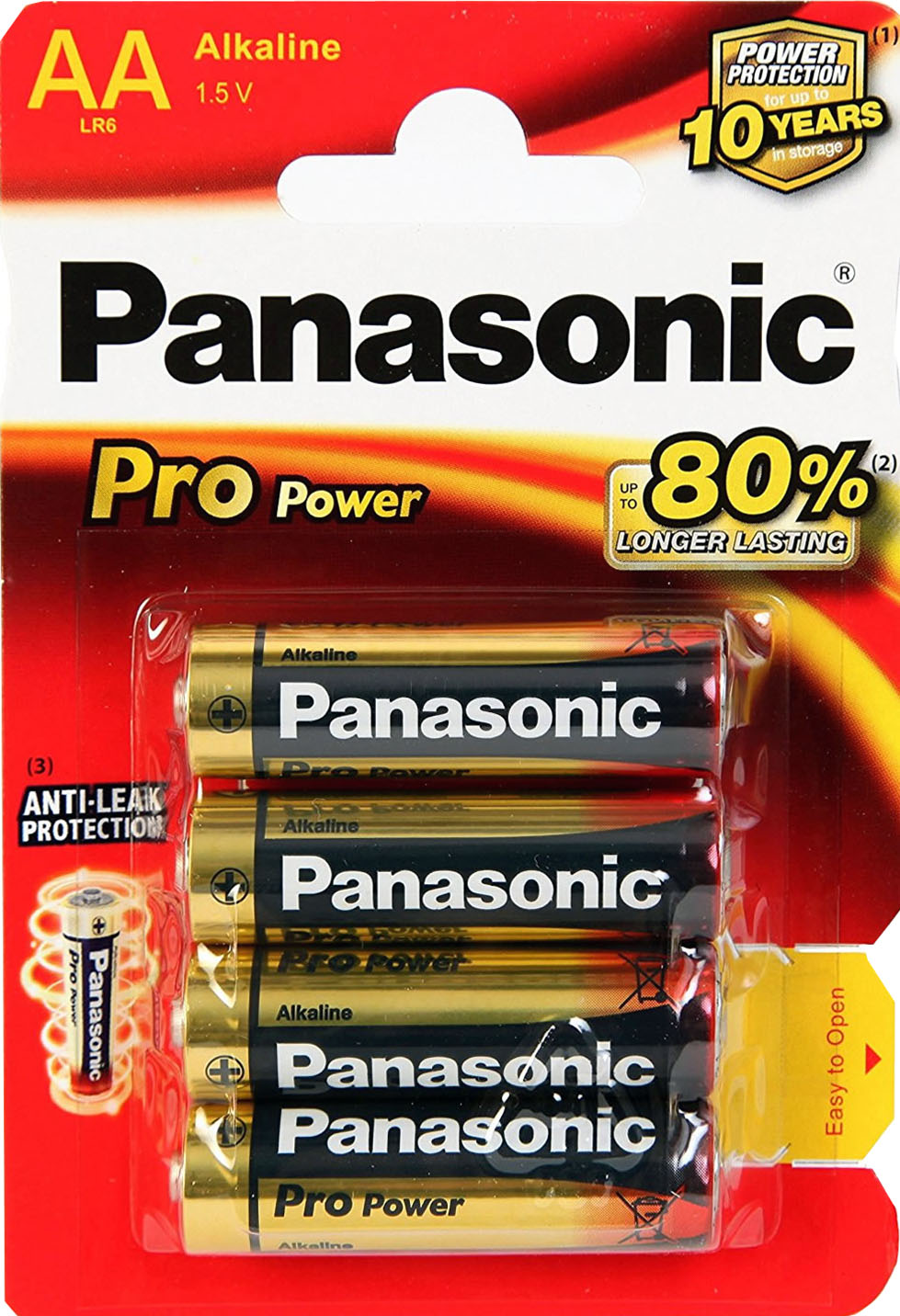 Die Pro Power ist die neueste und universellste Batterie in unserem Panasonic Alkali-Sortiment.