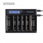 Preview: Xtar 6-Schacht Ladegerät MC6 ANT für bis zu 6 Akkus Li-Ion 10440-26650