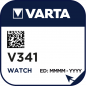 Preview: VARTA V341 Silberoxid Uhrenbatterie 1er Miniblister