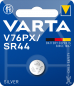 Preview: VARTA Knopfzelle Silberoxid V76PX SR44 1er Folienpack