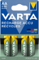 Preview: Varta Recycled Accu HR6-AA-Mignon 2100mAH - 4er Blister
