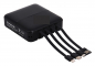 Preview: VTPro Powerbank Pocket4C 10000mAh mit 4 intergrierten Ladekabel USB Micro-USB USB-C Lightning