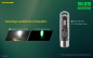 Preview: Nitecore Keyring TIKI Keychain Light GTID - Glow in the dark