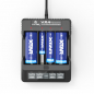 Preview: Xtar Smart-Charger VP4C Ladegerät mit LCD Display für 4x Li-Ion Akkus