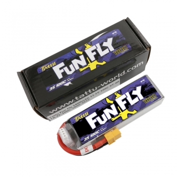 Tattu Funfly Series 1800mAh 11.1V 100C 3S1P Lipo Battery Pack with XT60 plug