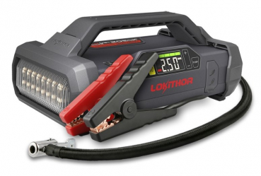 Lokithor JA302 Jumpstarter 12V 2500A mit Kompressor