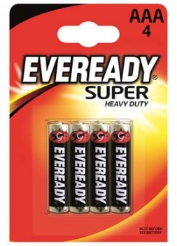 Eveready Super Life R03 1212 AAA Micro 4er Blister