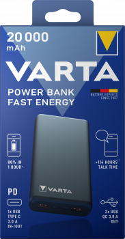 Varta Power Bank Fast Energy 20000
