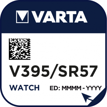 VARTA V395 Silberoxid Uhrenbatterie 1er Miniblister