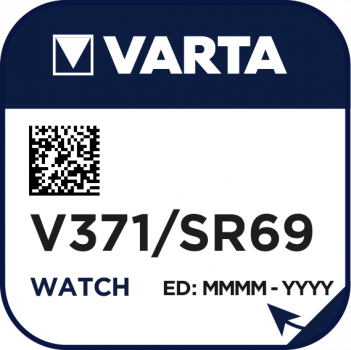 VARTA V371 Silberoxid Uhrenbatterie 1er Miniblister