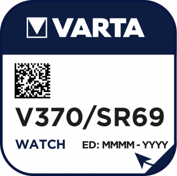 VARTA V370 Silberoxid Uhrenbatterie 1er Miniblister
