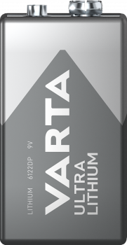 VARTA Ultra Lithium 9 V Block Batterie 1er Blister