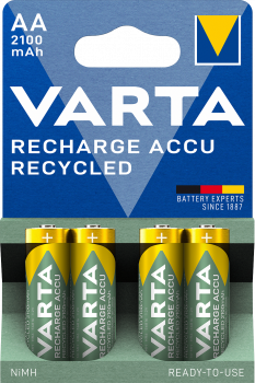 Varta Recycled Accu HR6-AA-Mignon 2100mAH - 4er Blister