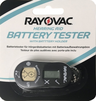 Rayovac XR Hearing Aid Battery Tester without battery holder