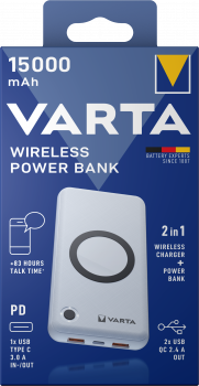 Varta Wireless Power Bank 15000