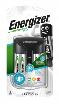 Energizer Pro Charger Ladegerät inkl. 4x AA 2000 mAh ready to Use