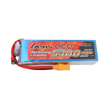 Grepow 5300mAh 11.1V 30C 3S1P Lipo battery with XT90 connector