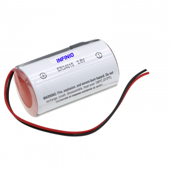 Infinio replacement battery compatible with Jablotron BAT-100A battery for JA-163 no plug