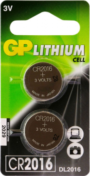 GP Lithium CR 2016 3V - 2er Blister