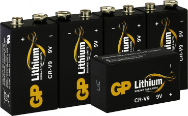GP CR9V Lithium Smoke Detectors 9V U9VL-J Power Cell  CR-V9 Blister 1