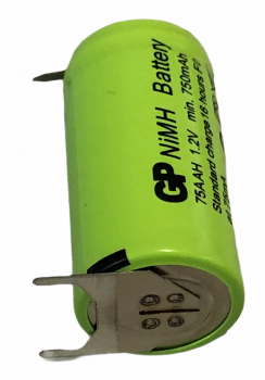 GP 1,2V rechargeable GP75AAH 750 mah with print flags 2/3AA