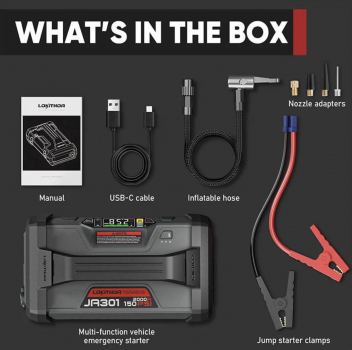 Lokithor Jumpstarter 12V 2000A 20Ah