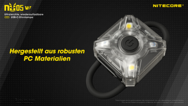 Nitecore Pro Warnlicht NU05 Kit inkl. Kopfband