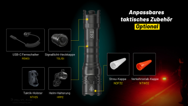 Nitecore Pro Taschenlampe P23i - 3000 Lumen
