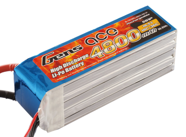 Grepow 4800mAh 18.5V 18 / 36C 5S1P Lipo battery with JST-XH connector