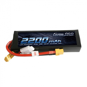 Grepow 2200mAh 7.4V 50C 2S1P Lipo battery with XT60 connector