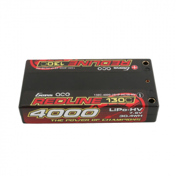 Grepow Redline Series 4000mAh 7.6V 130C 2S1P HardCase HV Lipo Battery with Hardcase 58 #