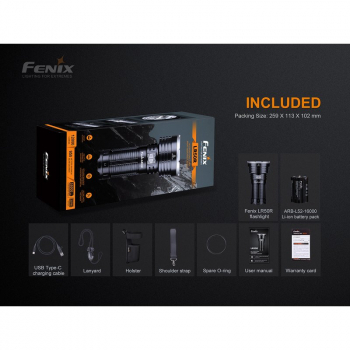 Fenix ​​Tactical LR50R LED flashlight (formerly TK75) Features