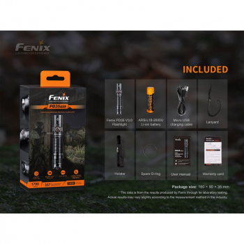 Fenix PD35 V3.0 Cree XP-L HI V3 LED Taschenlampe 1700 Lumen