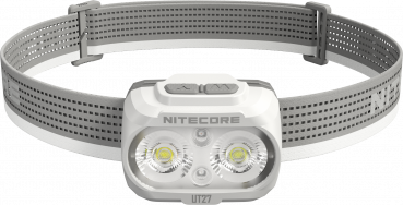 Nitecore Kopfleuchte UT27 (2024) - Dual Power,Titan White, 800 Lumen