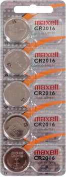 Maxell Lithium CR 2016 3V 5er Blister