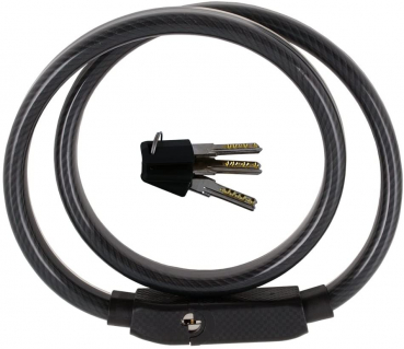 STANLEY Reflective Key Cable bike lock 12mm x 1200mm, 3 keys, S741-161, cable lock reflective with key