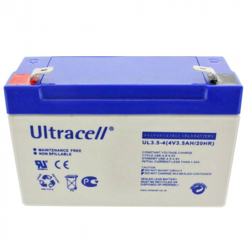 Ultracell VRLA lead battery 3.5-4S 4V 3.5A suitable for: