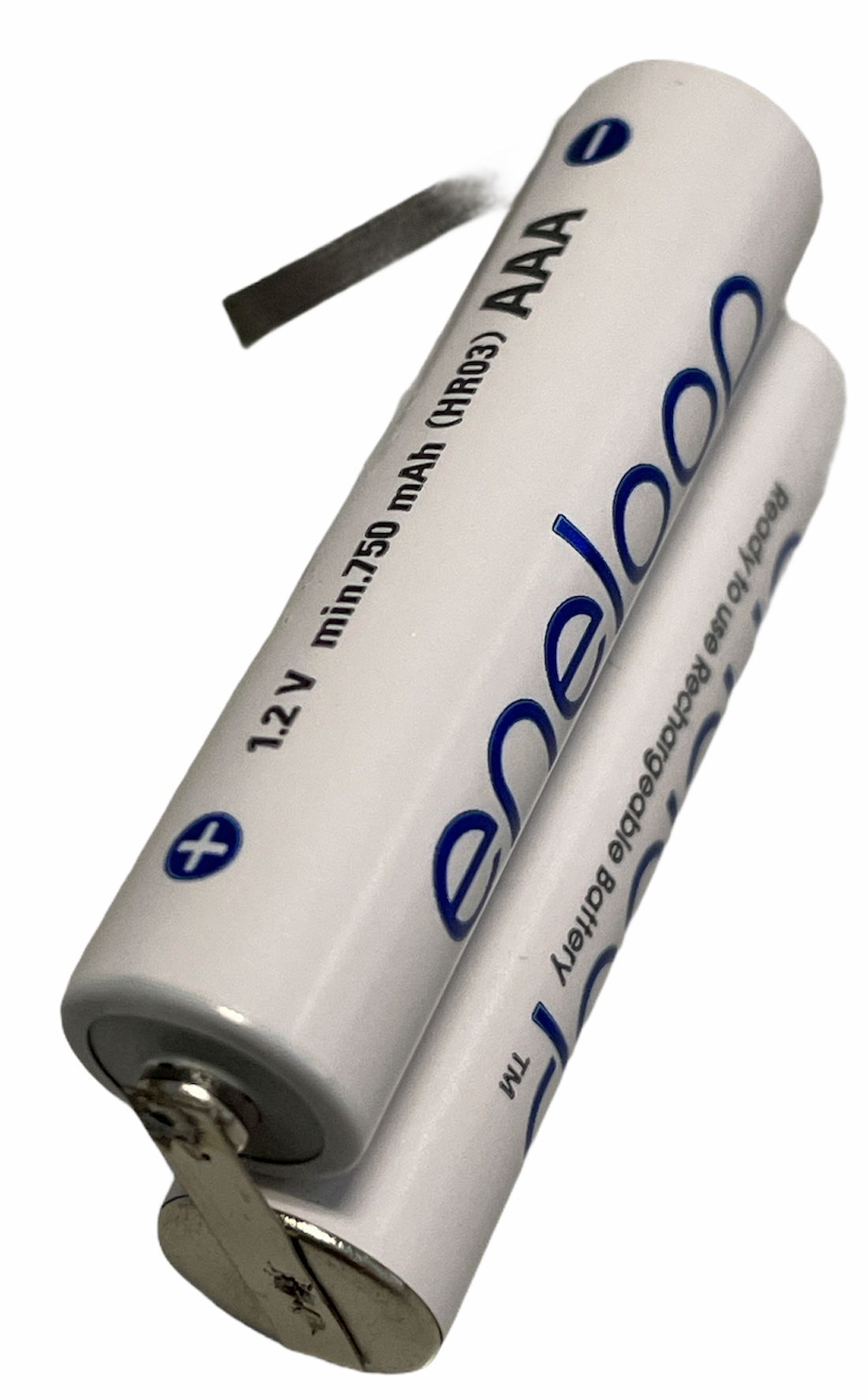 Piles rechargeables PANASONIC ENELOOP LR03 (AAA) NiMH 750mAh Blister de 2  piles