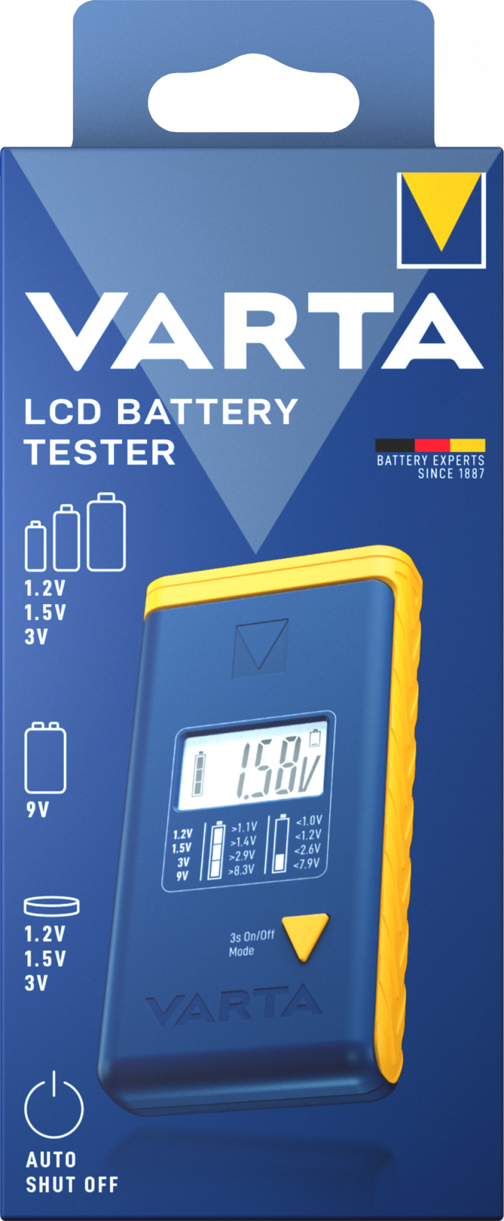 Varta BT Batterietester LCD Digital