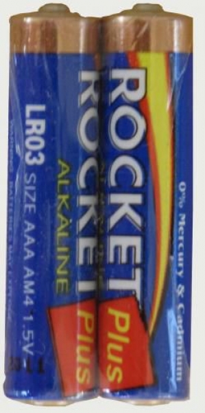 ROCKET Alkaline Blue LR3 AAA Micro 2er Folienpack