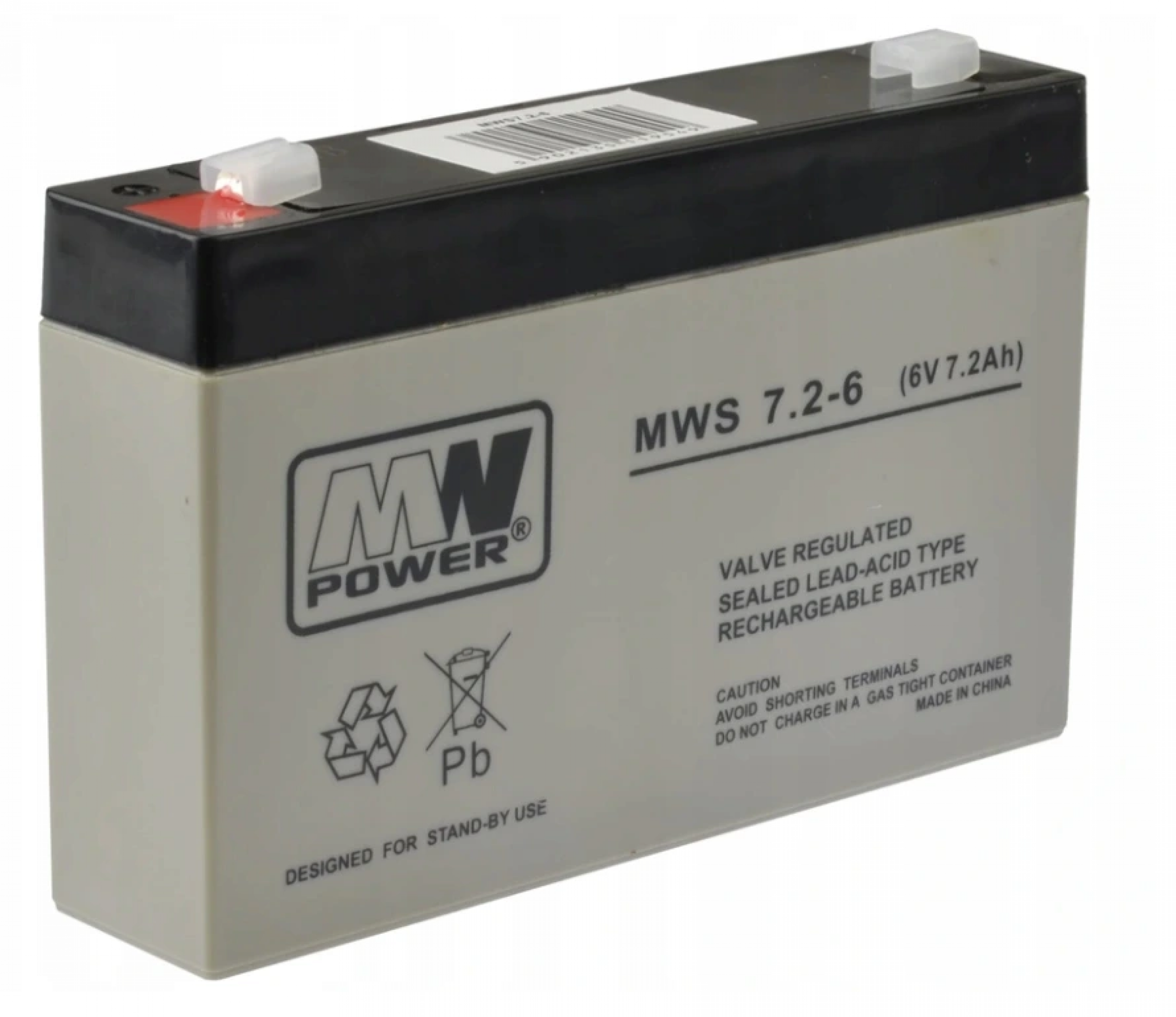 OEM lead battery MP7-6 [6V 7Ah] MWS7.2-6 standby 151x34x100