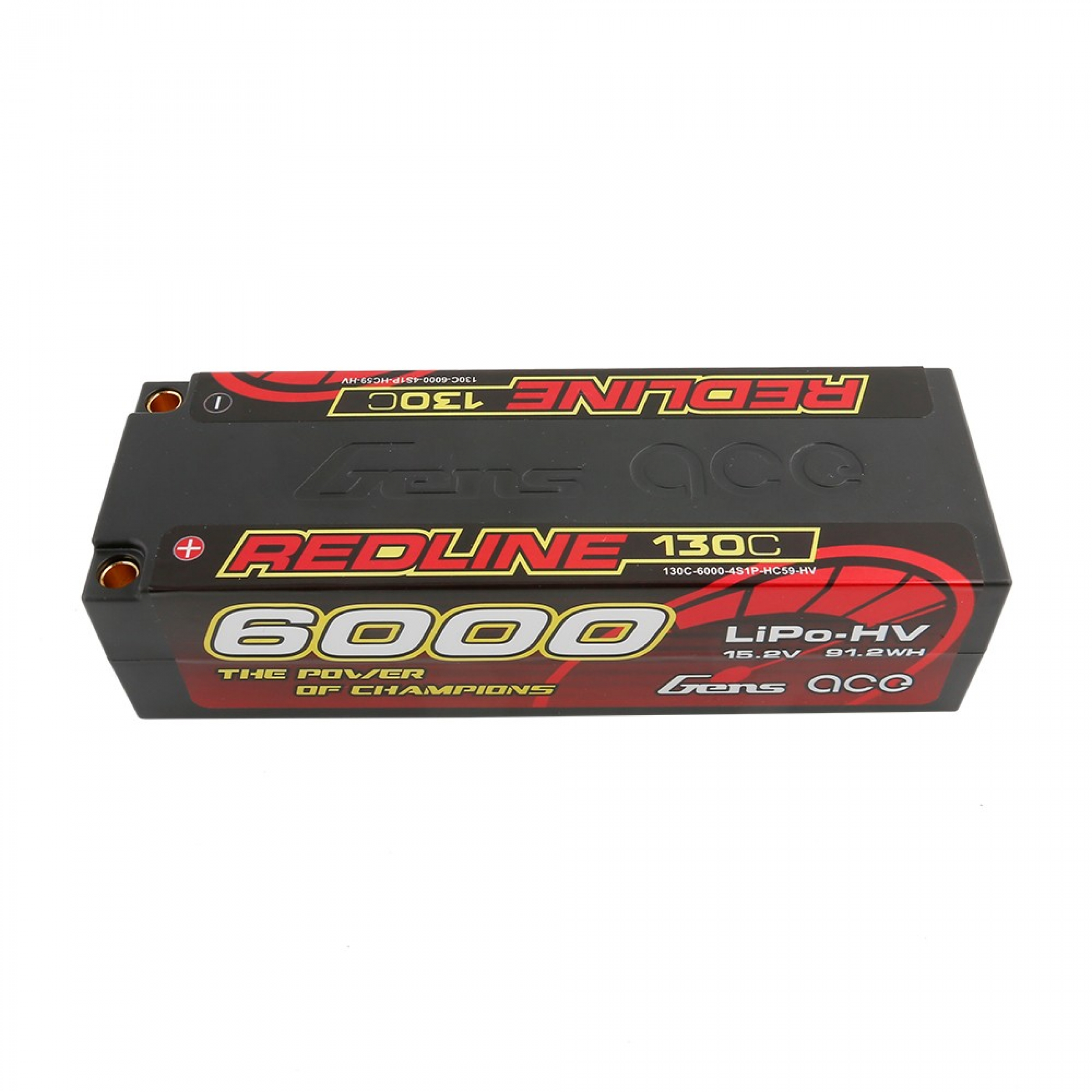 Grepow Redline series 6000mAh 15.2V 130C 4S1P HardCase HV Ultra LCG LiPo battery