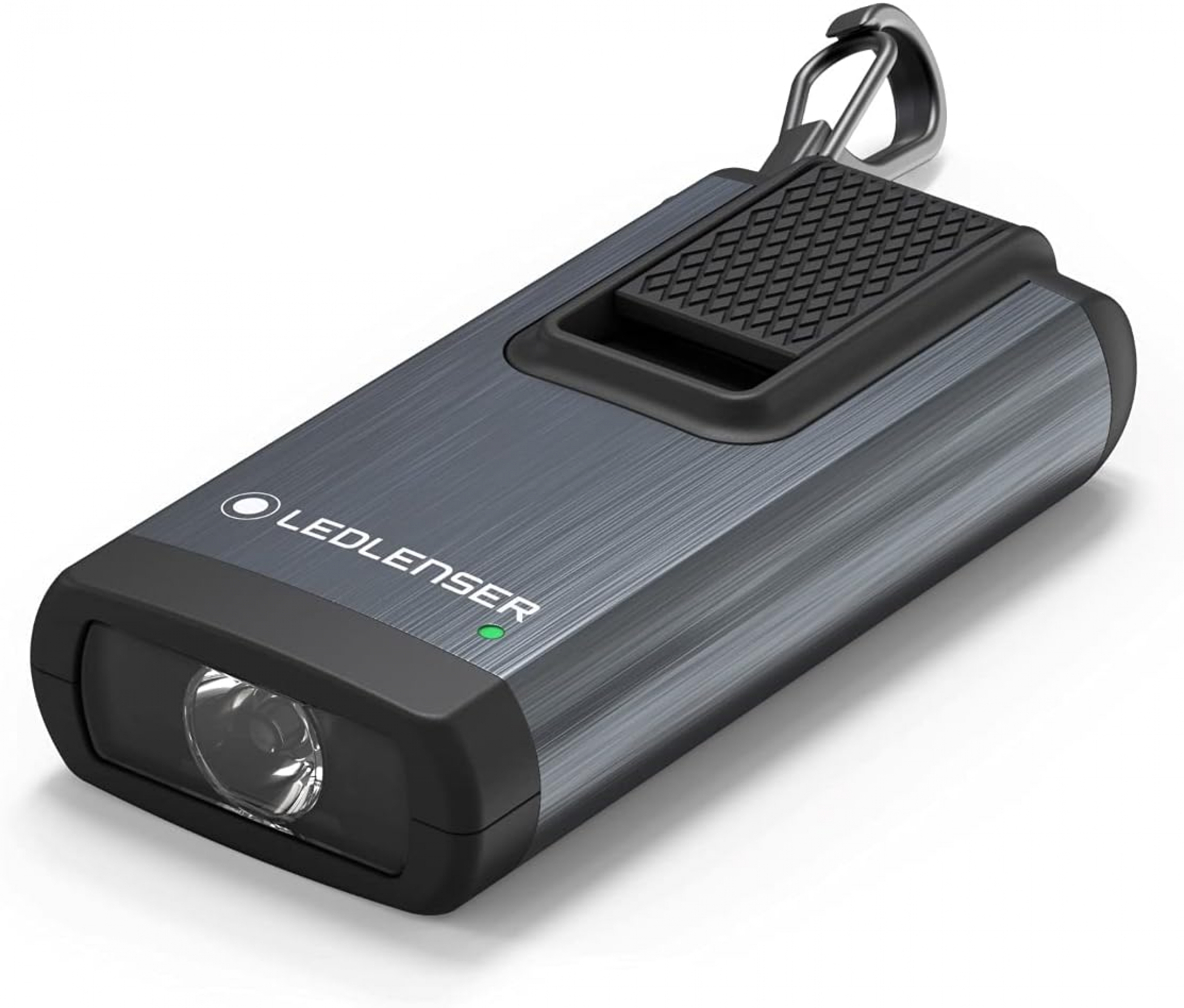 Led Lenser keychain light K6R gray - 400 lumens