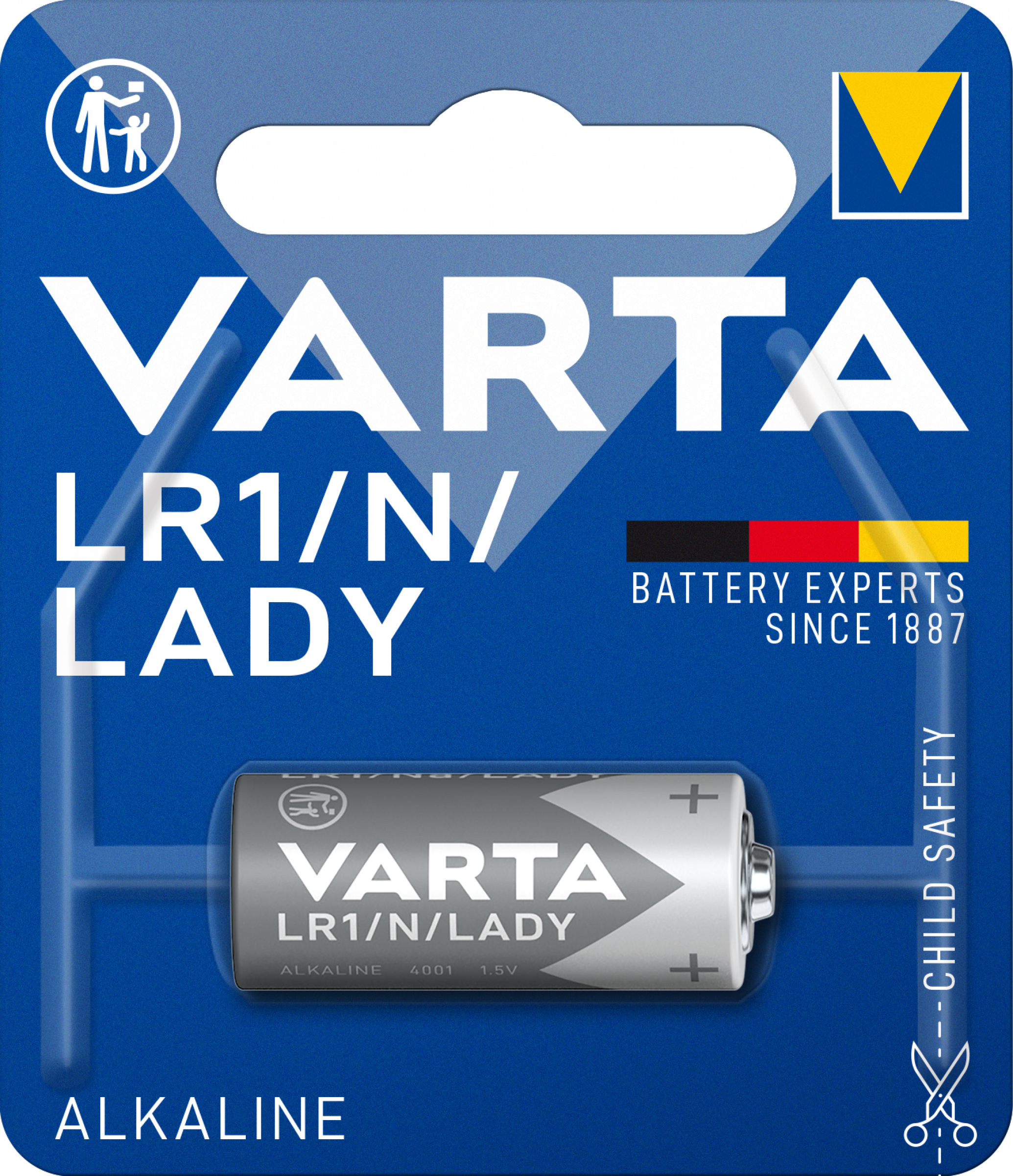 Varta Alkaline 4901 LR1-E90-Lady - 1er Blister