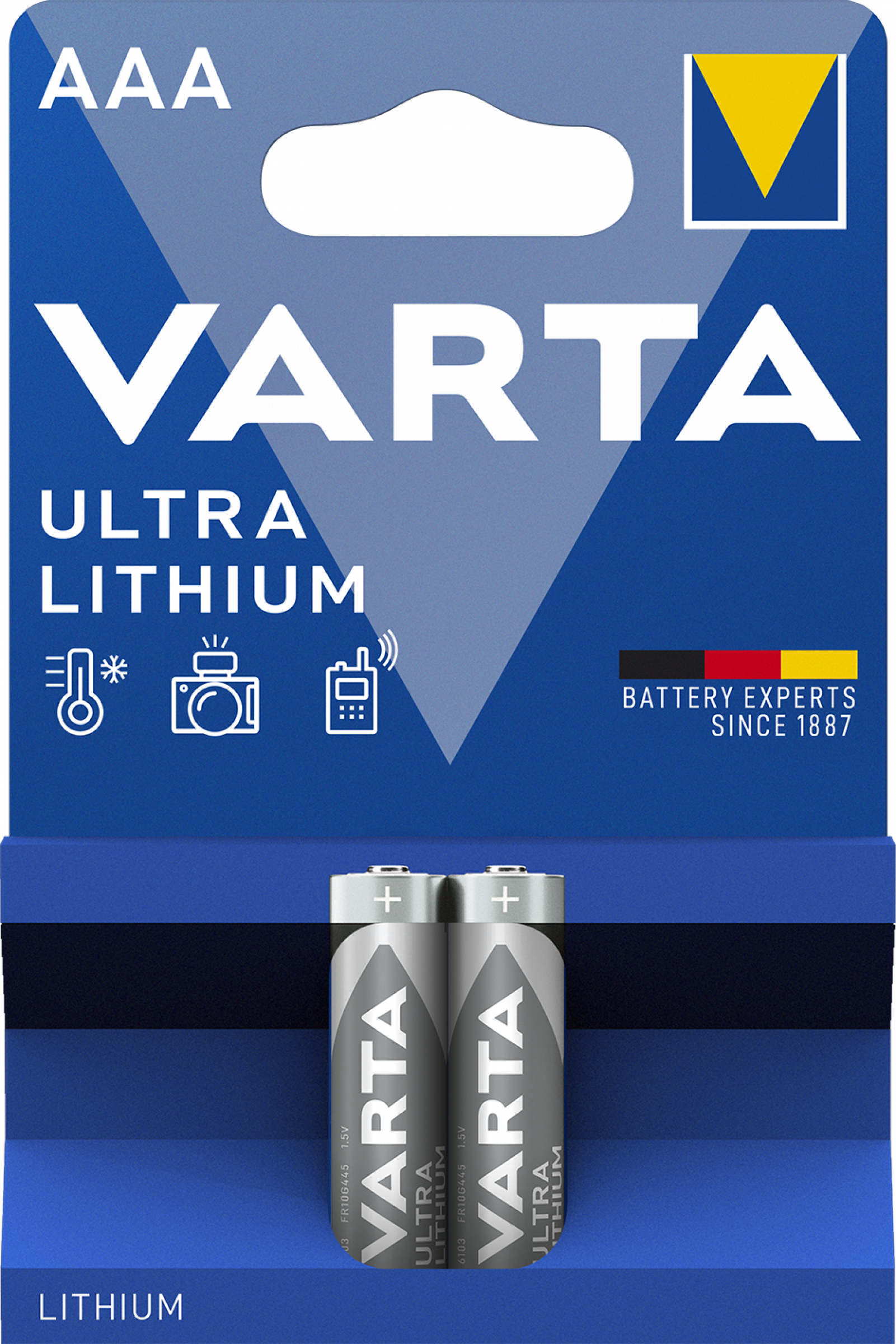 VARTA Ultra Lithium AAA Micro 6103 2er Blister