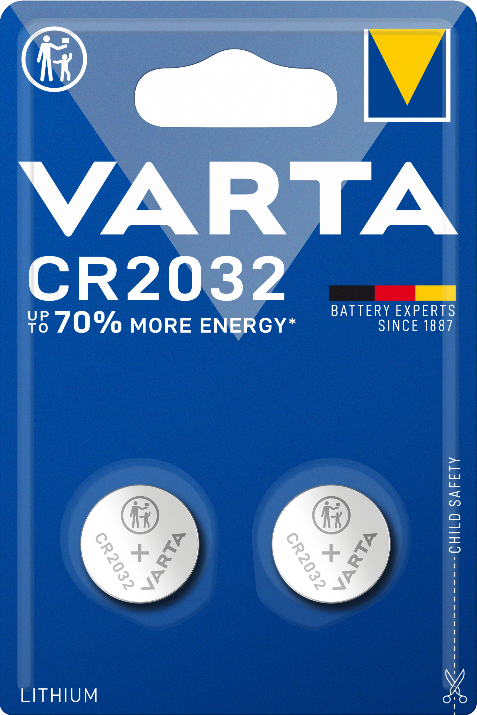 VARTA Lithium CR 2032 3V 2er Blister