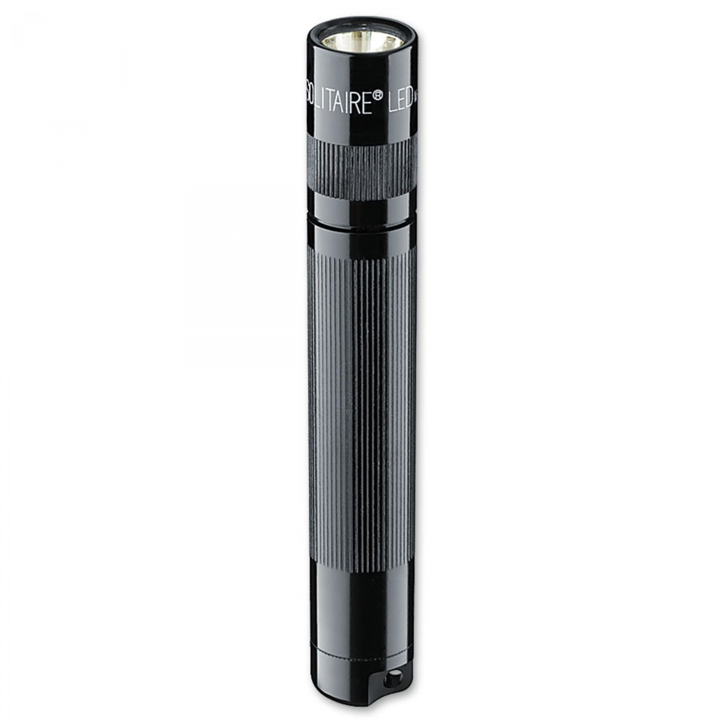 Mag-Lite LED Solitaire bis zu 37 Lumen, 8 cm Mini Taschenlampe, inkl. 1 Micro-Batterie und Schlüsselanhängerschlaufe, schwarz, SJ3A016