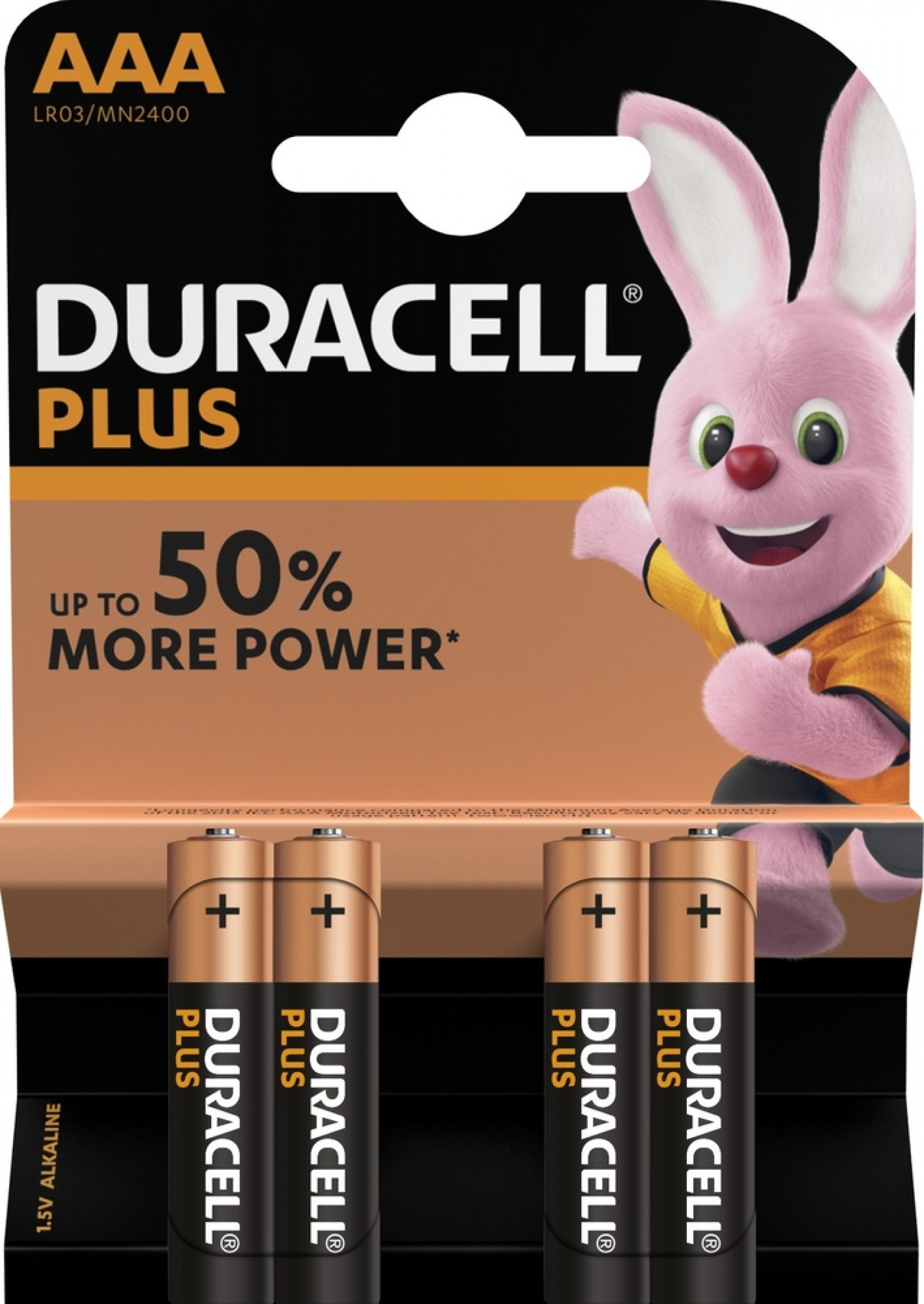 DURACELL Plus MN2400-LR03-AAA-Micro - 4er Blister