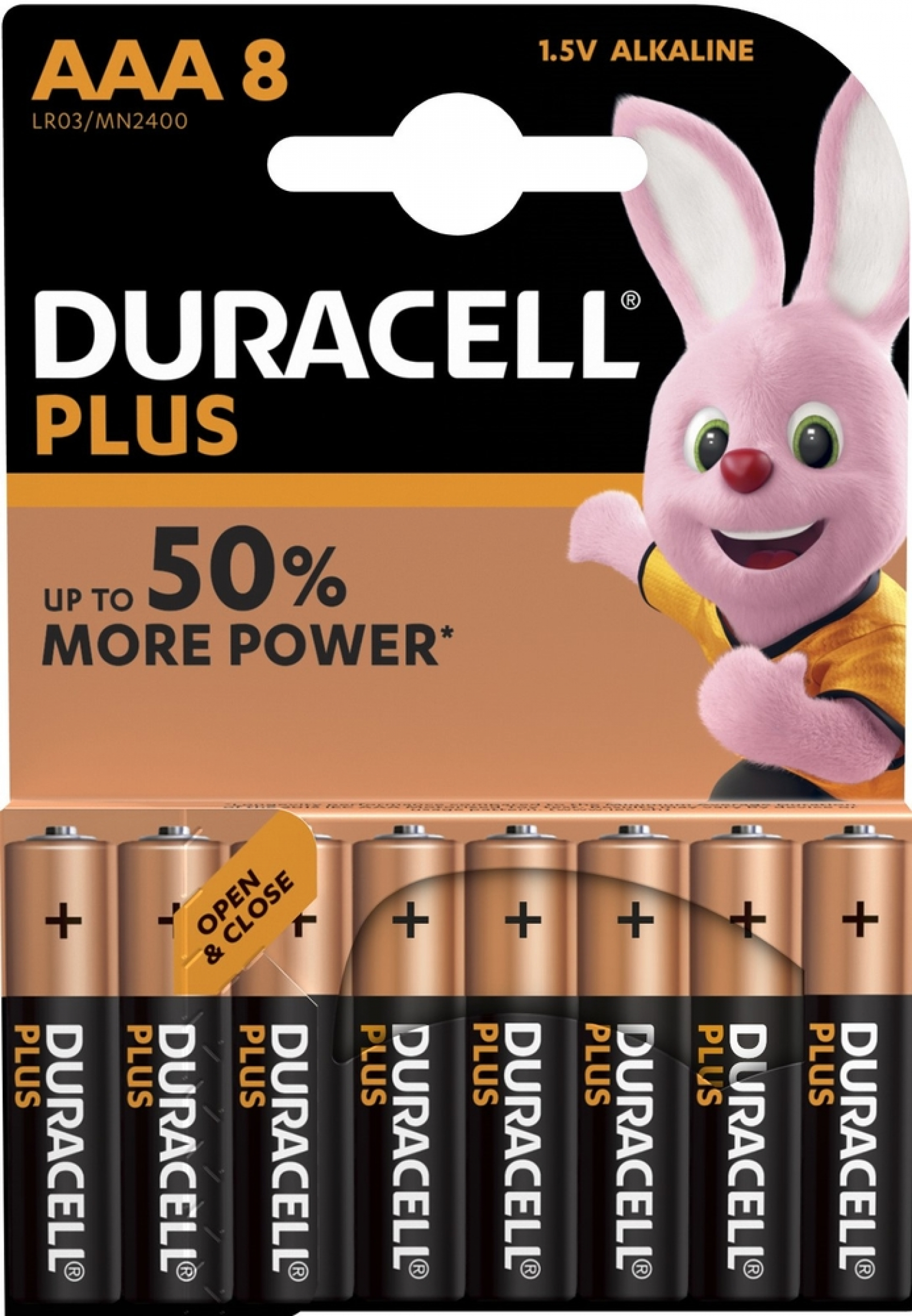 Duracell Plus LR3 AAA Micro MN2400 - Blister 8